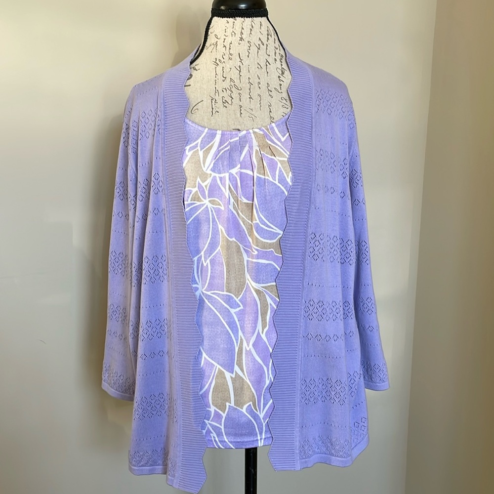 Alfred Dunner Layered Top